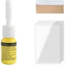 Repair Kit, Quick Repair Resin Liquid for Glass Chip Scratch- Yellow, 1pcs