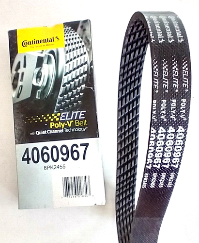 NEW Serpentine Poly-V Belt The Quiet Belt Gatorback CONTINENTAL ELITE 4060967 - Picture 4 of 6