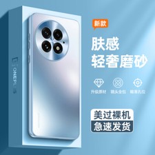 For OnePlus 13, Luxury Business Matte Business Hard Back Soft Side Case Cover