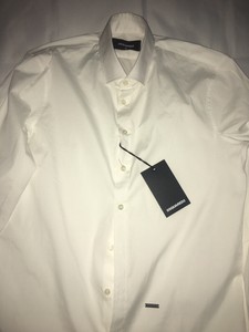 White Italian Cotton Dress Shirt. | eBay