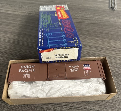 Kit Roundhouse escala HO #1211 50’ coche de caja - Union Pacific #500023 - ¡Nuevo de Lote Antiguo! | Zustand: New
