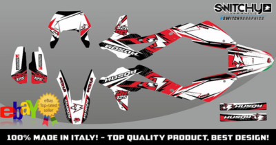 Grafik Dekor Aufkleber DROP für Motorrad WR 125 2009 2010 2011 2012 2013 Decals