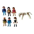 1974 Vintage Playmobil Geobra Figures Western Horse Cowboy Indians Lot 7 Piece