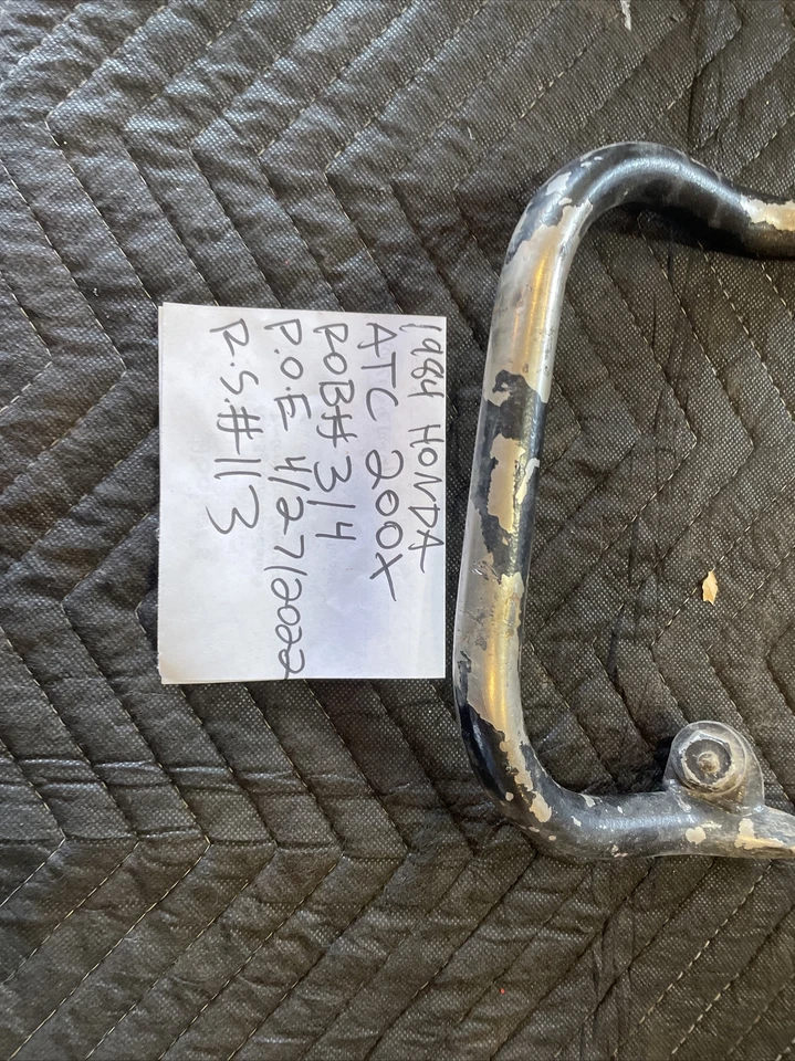 Barra de agarre para parachoques trasero Honda ATC 200 X 1984 Foto 3 de 4