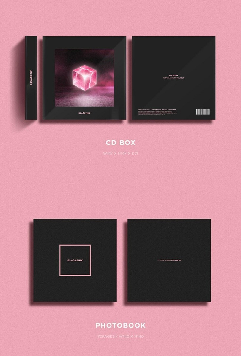 BLACKPINK 1st Mini Album [SQUARE UP] CD+72p P.Book+2ea Photocard+
