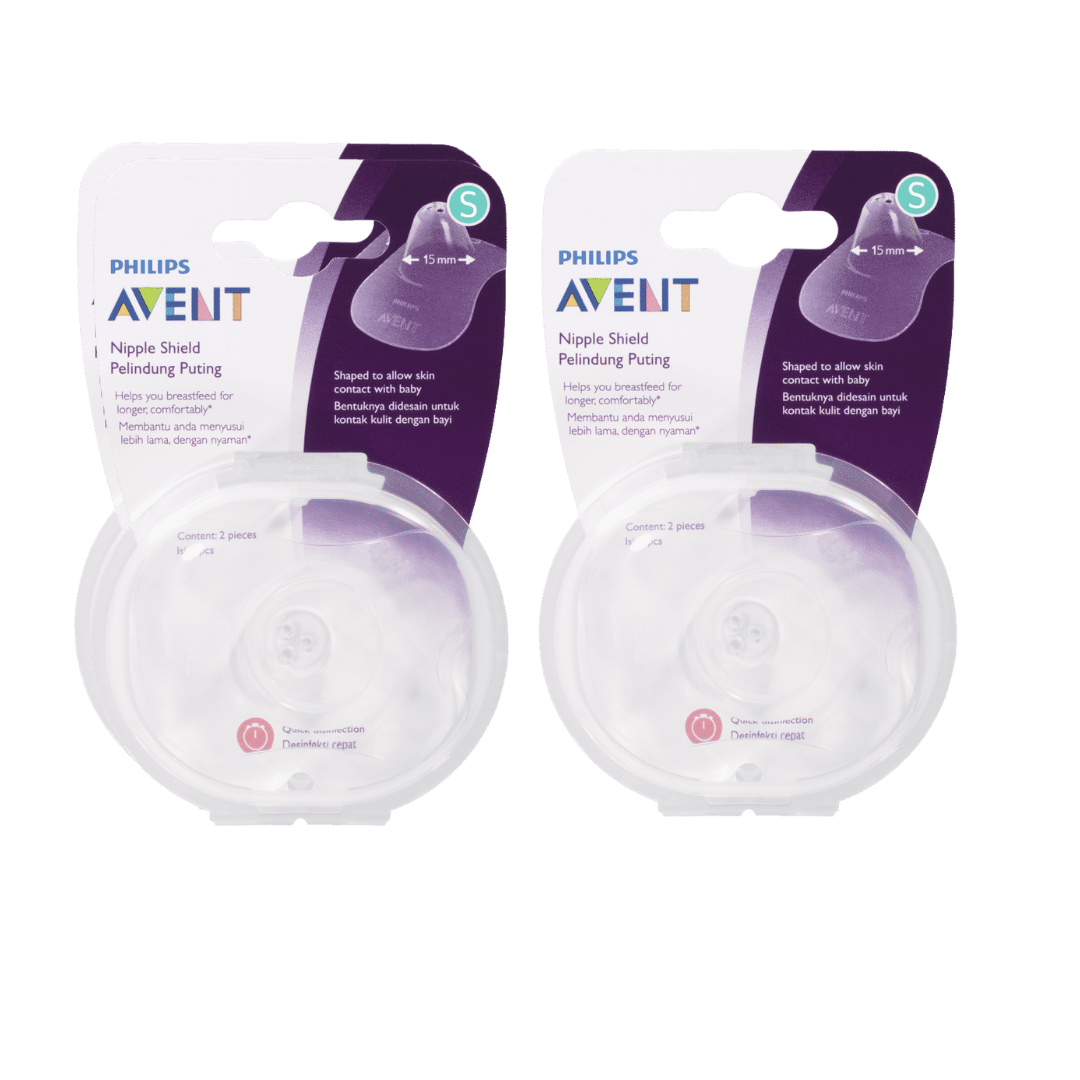 2 x Philips Avent Nipple Protect Small 2 Pack -  Protect Sore Or Cracked Nipples