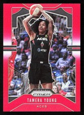 2020 Panini Prizm WNBA Tamera Young Red  168/275 #73 Las Vegas Aces