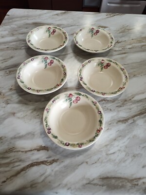 Pfaltzgraff Jamberry Stoneware Pat Farrell Deep Cereal/Soup Bowl