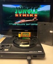 Thumbnail of ebay&reg; auction 167124812304 | Jungle Strike (GETESTET) Sega Mega Drive PAL Box ohne Beilage & ohne Handbuch, nur Spiel