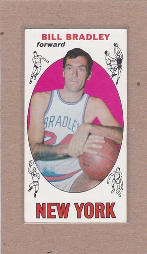 1969-70 TOPPS BASKETBALL BILL BRADLEY ROOKIE #43 KNICKS EX *A37503