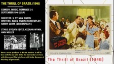 The Thrill of Brazil (1946) Evelyn Keyes, Keenan Wynn, Ann Miller Sylvan Si dvd
