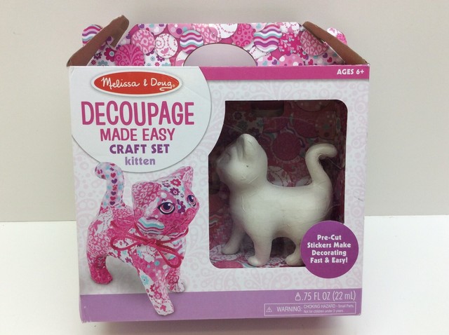 melissa and doug decoupage kitten