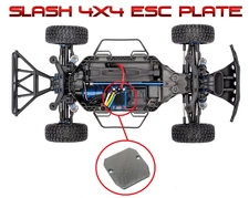 ESC Mount Electronics Plate for Traxxas Slash, Rustler, Stampede 4x4 LCG (7422)