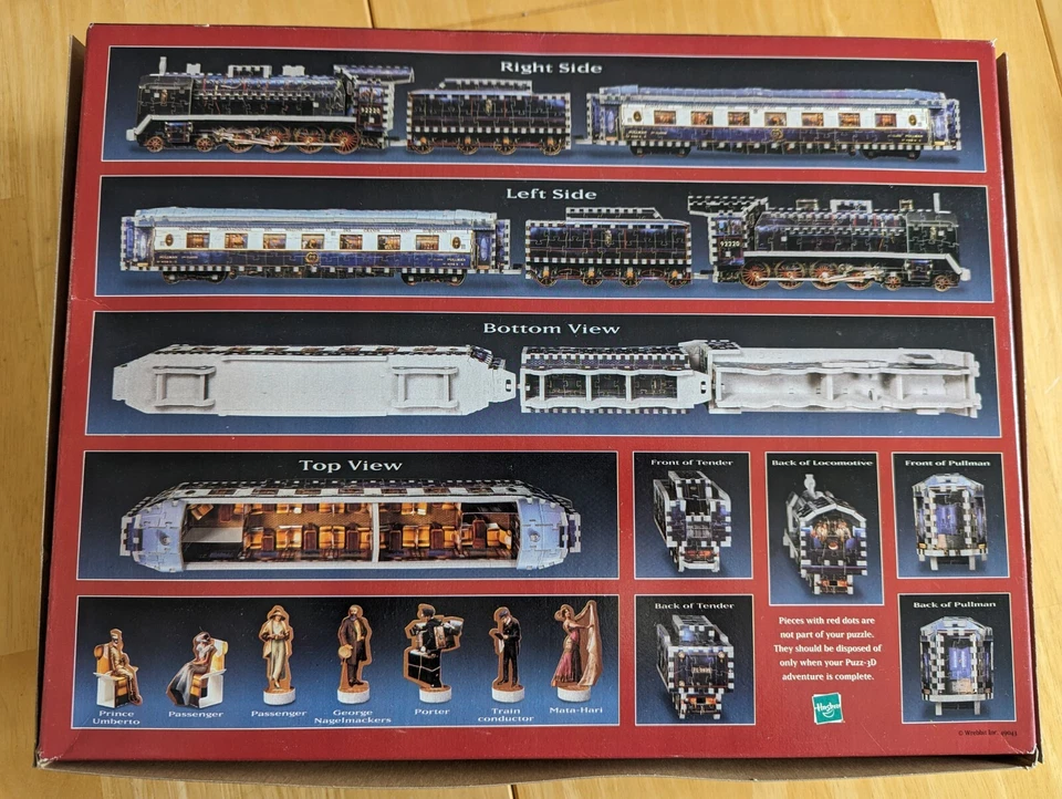 Puzz 3D The Orient Express Train - 769 Piece Puzzle - Puzz3D - Complete - Image 2 of 4