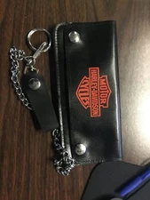 8IN HARLEY DAVIDSON WALLET WITH CHAIN
