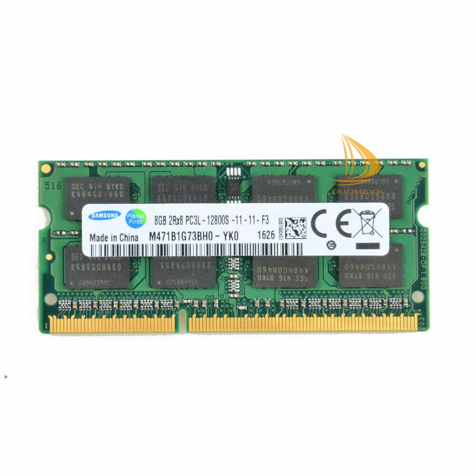 Samsung DDR3L 1600MHZ 16GB 2x8GB 2RX8 PC3L-12800S 1.35V SODIMM RAM Laptop Memory - Image 4 of 4