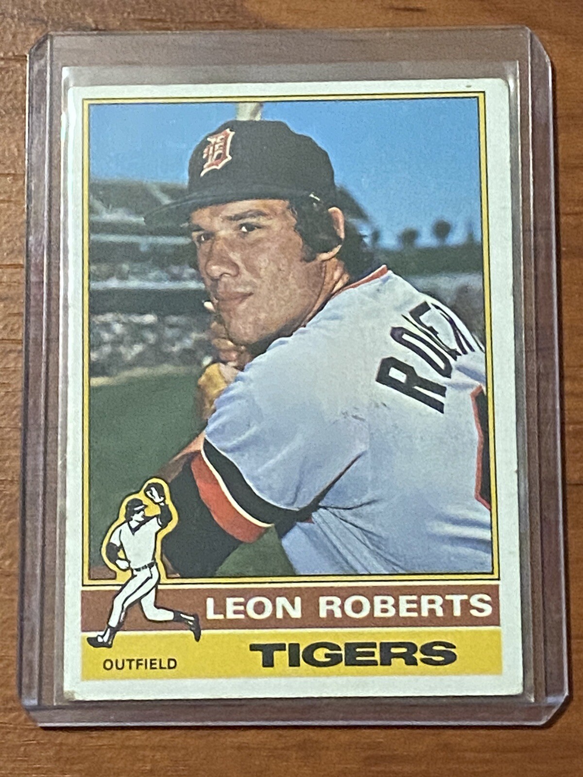 1976 Topps Baseball - #292 Leon Roberts Detroit Tigers