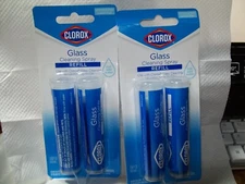 Clorox Glass Cleaner Refill Cartridges for Glass Cleaner Spray Bottle 2 x 2   