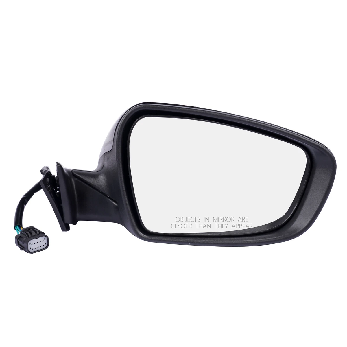 Specchio Retrovisore Sinistro In Vetro Per Kia Ceed 2009-2012 - Non Riscaldato, Bianco