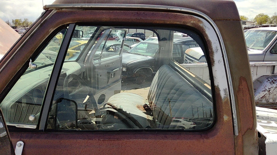 Dodge Ram W250 1981-1993 conductor ventana delantera izquierda puerta vidrio fabricante original 4160617 Foto 3 de 4