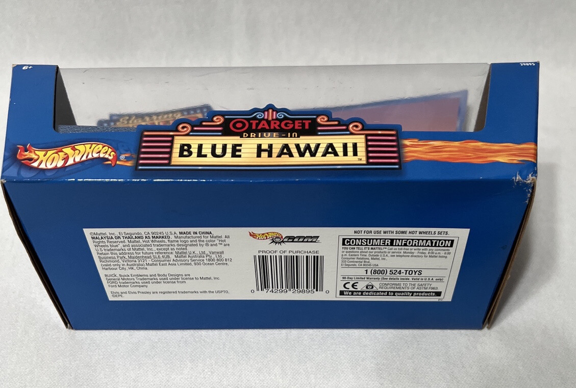 Hot Wheels Target Exclusive Elvis Presley Blue Hawaii Drive