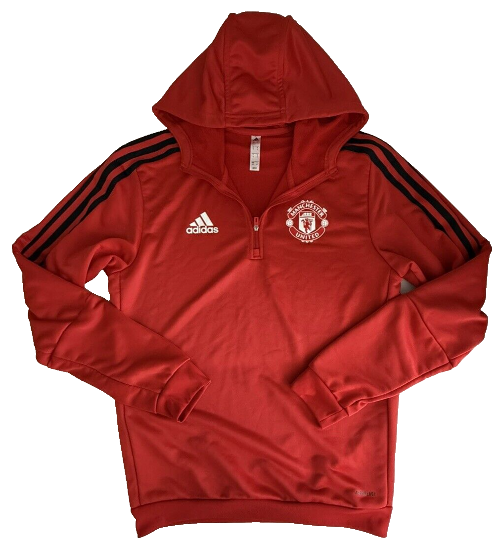 Manchester United Adidas Training Hoodie 2020 Hc9751 Size Men's S