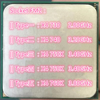 AMD Quad-core X4-730 X4-740 X4-750X X4-750K X4-760K FM2 940pin Desktop CPU