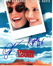 Geena Davis and Susan Sarandon Signed 8x10 Thelma & Louise Photograph