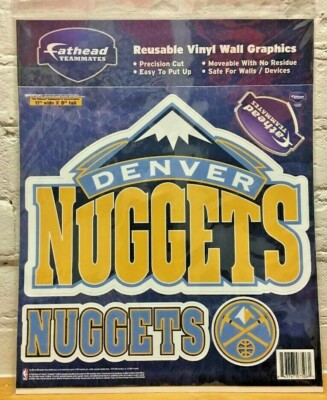 Denver Nuggets NBA Fathead Teammates Peel & Stick Vinyl Decal Corn Hole Decals