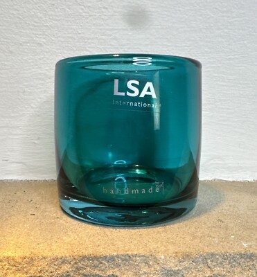 LSA International Light Teelichthalter Handarbeit grün