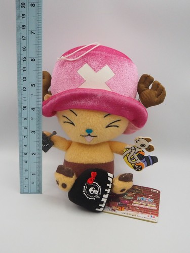 Tony Tony Chopper C2201 One Piece Banpresto 2010 TAG Plush 7" Toy Doll Japan - Picture 2 of 8
