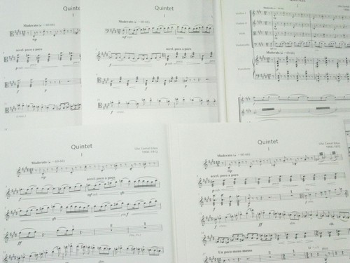 Sheet Music - String Quartet & Piano - Erkin U C - Quintet (1946) - Picture 2 of 2