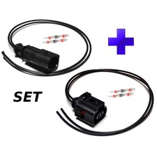 Stecker 2-polig Reparatursatz f&uuml;r VW 1J0973702 1J0973802 Steckverbindung KFZ