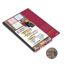 Nakabayashi Logical Notebook Semi-B5 A-ruled 30 Sheets Impression Color 3-Pack