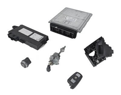 08-13 BMW X5 X6 (E70 E71) 4.4L N63 ENGINE DME CAS 3 IMMOBILIZER MODULE KEY SET