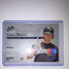 1995 Studio Craig Biggio Houston Astros Baseball Card MLB #50 Vintage Original
