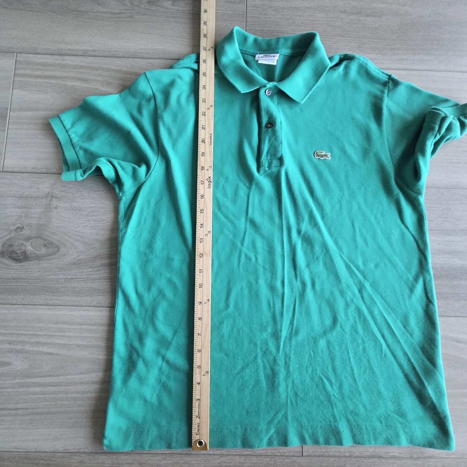 Lacoste Polo Shirt Mens Large Green Crocodile Logo Short Sleeve Classic Golf thumbnail 6