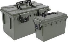 2-Pack Lockable Stackable Storage Bins - Water-Resistant Containers for Home