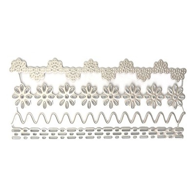 Wave Lace Metal Cutting Dies Card Embossing DIY Photo Album Template Stencil