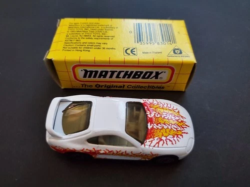 1993 Matchbox MB 30 White Toyota Supra Die-Cast 1:65 Scale Model