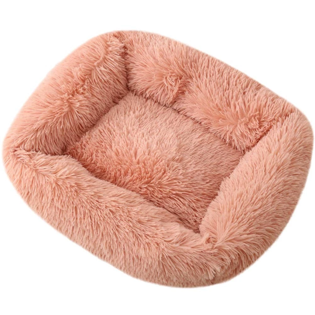 ® Donut Dog Cat Bed Cozy Cave Pet Bed Burrow Dog Bed Calming Cuddler -Warming...