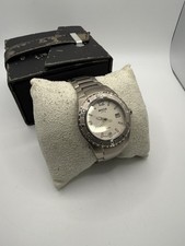 Boccia Titanium Watch Mens Quartz 10 BAR Sapphire Crystal Date Silver Runs