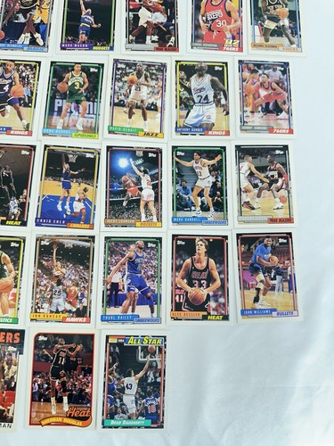 68 Card Lot 1992-93 Topps NBA Basketball Cards Draft Picks~Rookies - Foto 5 di 8