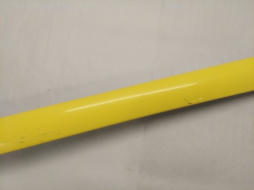 1999-04 MUSTANG CONVERTIBLE LH DRIVER WINDSHIELD A PILLAR TRIM PANEL YELLOW - Picture 4 of 10