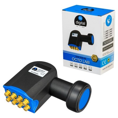 Octo LNB LNC LMB 0,1dB FULL HDTV SKY HD+ 8 fach Teilnehmer Receiver direkt 4K