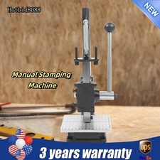 Leather Craft Embossing Press Imprinting Machine Leather Stamp Punching Tool DIY