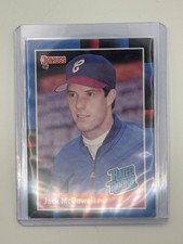Baseball 1988 Donruss Jack McDowell White Sox Pitcher Rated Rookie #47 Card. rookie card picture