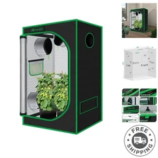 Effortless Setup Indoor Grow Tent 48"x24"x60" - Perfect for Apartment Gardening