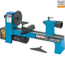 Clarke 6501660 Cwl325V 13 Mini Wood Lathe With Electronic Variable Speed