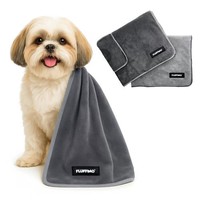 Fluffino Hundehandtuch 2Er Set 90X50 Cm Hunde Abtrocknen Trockentuch SaugfäHig